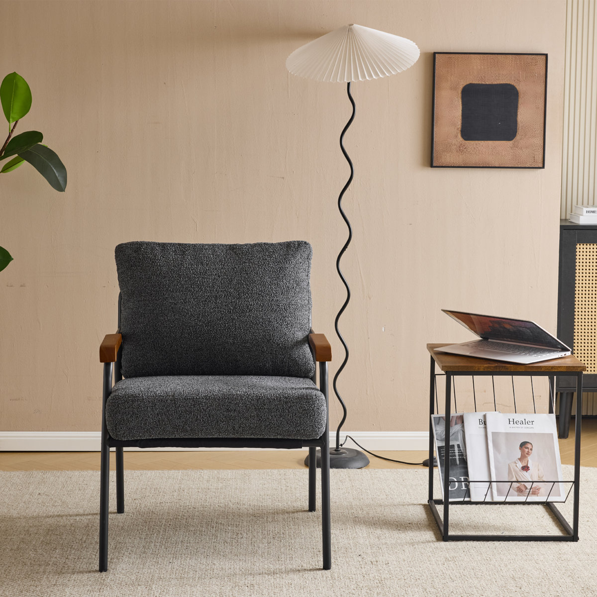 Lemley Modern Accent Chair Armchair For Living Room,Bedroom